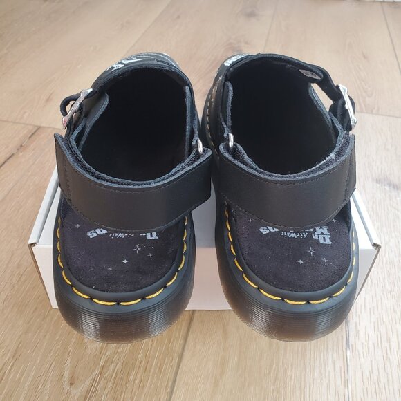 Dr. Martens JORGE II CELESTIAL MOTH Embroidered Mules Chic Grunge Mens Size 10 - Picture 4 of 8